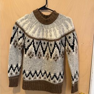 Faherty Sweater XS - Frost Fairisle Crew